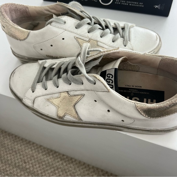 GG Golden Goose Tennis Shoes Sneakers Hi-Star size 39 - Picture 2 of 7